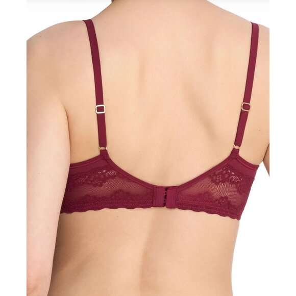 🆕NATORI Bliss Full Underwire T-Shirt Bra 34DD Dark Cherry #721154 - Picture 4 of 9
